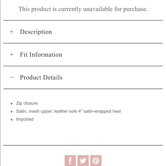 BHLDN NINA CHERIE HEELS 7.5 - Picture 2 of 6